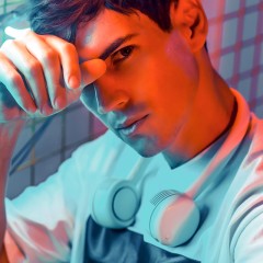 无叶USB小风扇手持便携随身充电学生宿舍迷你电风扇儿童挂脖员工福利夏日送清凉礼品
