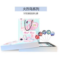 过新年糖果礼盒10支手工星空棒棒糖创意女生网红零食批发表白礼物