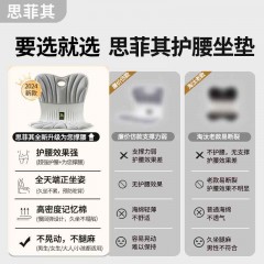 思菲其护腰坐垫办公室久坐美臀神器学生居家椅子垫腰靠背一体屁股垫靠垫