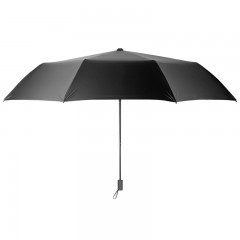 蕉下太阳伞防紫外线雨伞双层防晒伞折叠晴雨伞遮阳伞女小黑伞49cm*8骨浅妃